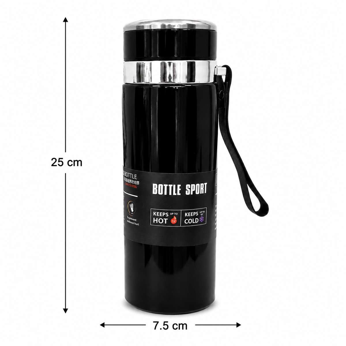 Stainless Steel thermal Coffee Flask for Office Black 800ml
