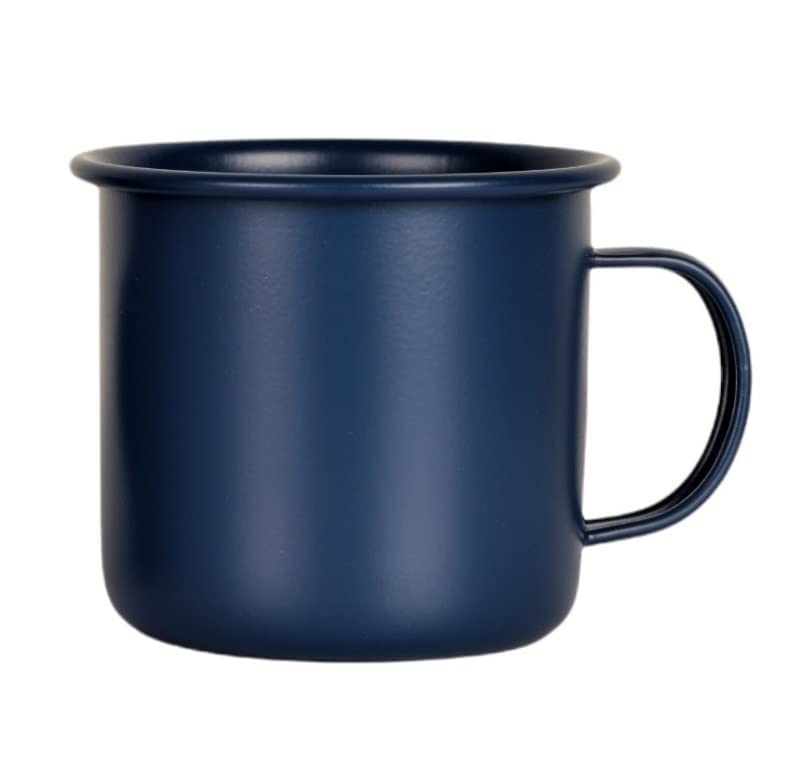 blue enamel coffee mug
