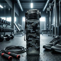 Military Style Sports Water Bottle | Camouflage Gym with Leakproof Bottle